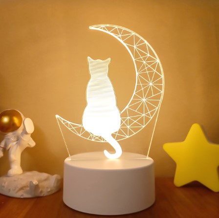 3D Lights Colorful Touch Remote Control LED Visual Lights - One Red Hill